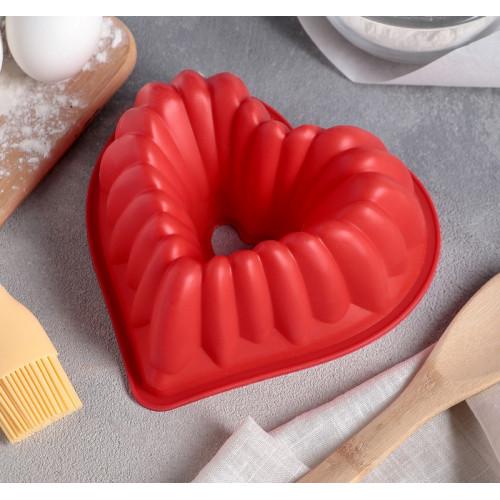 Силиконовые формы для выпечки "Сердце. Немецкий кекс"