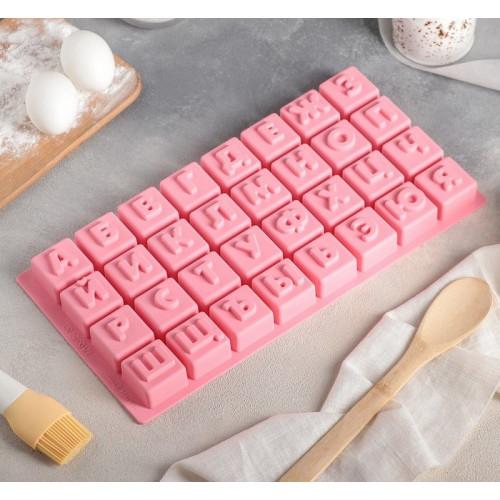 Силиконовые формы для выпечки 35×18 см 32 ячейки (3,7×3,7×3 см)