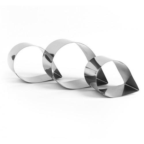 Набор форм для выпечки "Капля", 13 х 9 х 5 см, 3 шт.