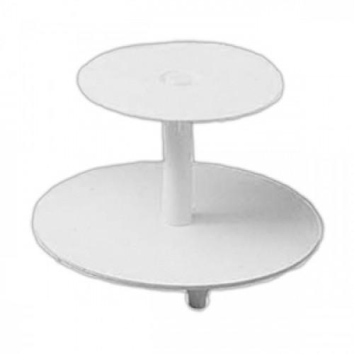 Подставки для торта и капкейков 1365, 2 яруса пластиковая