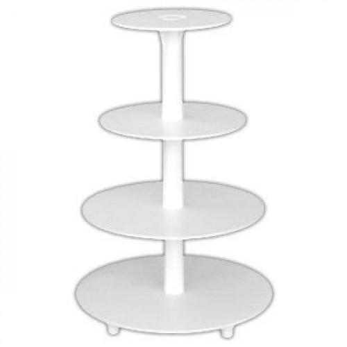 Подставки для торта и капкейков 892, 4 яруса пластиковая