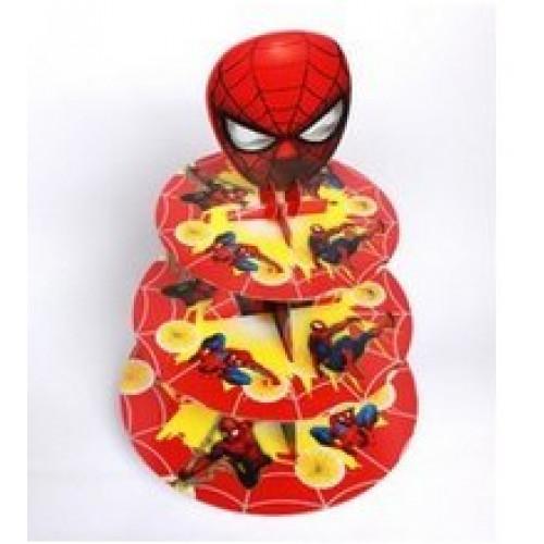 Подставки для торта и капкейков 1742, "Человек-паук", картон
