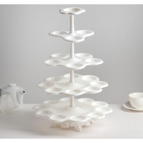 Подставки для торта и капкейков 4619, «Каскад», 5 ярусов