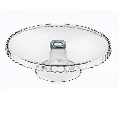 Подставки для торта и капкейков 3915, на ножке 28 см стекло