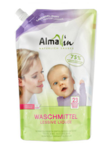 Жидкое средство AlmaWin экоконцентрат для стирки с запахом Лаванды 1,5 л
