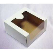 Упаковка для торта 4074, 18*18*10 см с окном КТ100