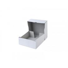 Упаковка для торта 3371, 25,5*25,5*12 см белая