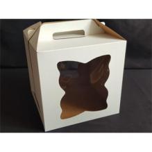 Упаковка для торта 4587, 28*28*30 см два окна