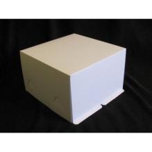 Упаковка для торта 2565, 30*30*19 см белая