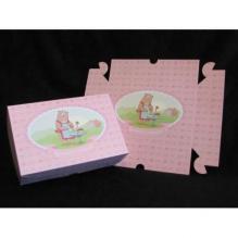 Коробка для пирожных 22*14,5*8 см "МИШКА"