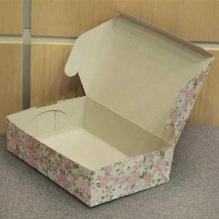 Коробка для пирожных 22*15*6 см цветная