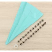 Набор кондитерский 24 предмета: мешок, адаптер, насадка 22 шт 3,2х2 см