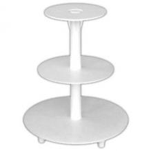 Подставки для торта и капкейков 894, 3 яруса пластиковая