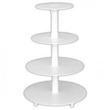 Подставки для торта и капкейков 892, 4 яруса пластиковая