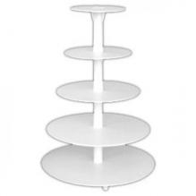 Подставки для торта и капкейков 891, 5 ярусов пластиковая