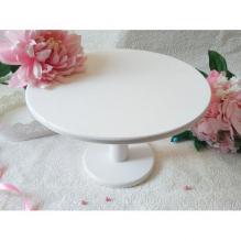 Подставки для торта и капкейков 5113, D30/H19 см БЕЛЫЙ