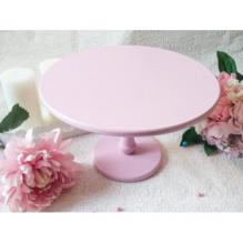 Подставки для торта и капкейков 5114, D30/H19 см РОЗОВЫЙ