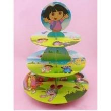 Подставки для торта и капкейков 1738, Даша путешественница, картон