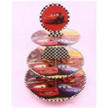 Подставки для торта и капкейков 1741, "Тачки", картон