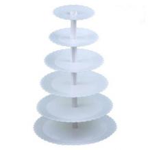 Подставки для торта и капкейков 2449, пластик 6 ярусов