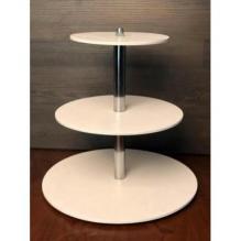 Подставки для торта и капкейков 4660, 3 яруса d35 d27 d20