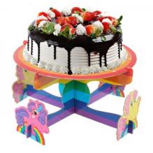 Подставки для торта и капкейков 1150, "С Днём Рождения", пони
